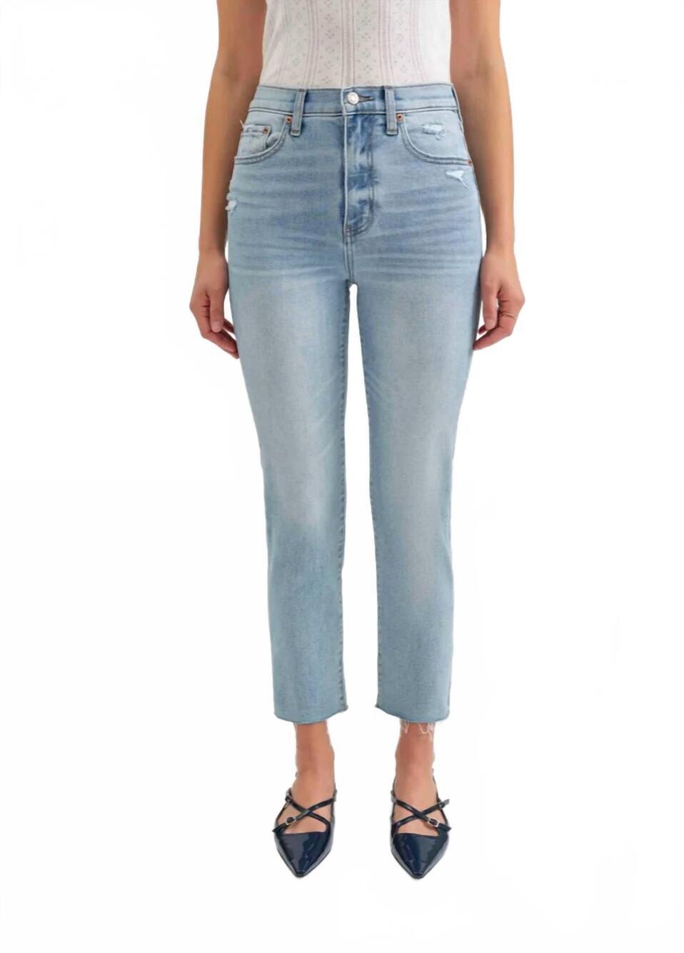 NEW DAZE high street high rise jeans in blooming vintage